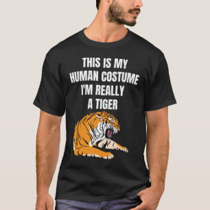 Dit is mijn menselijk kostuum. Ik ben echt een tij T-shirt