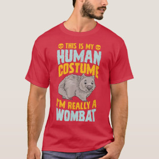 Dit is mijn menselijk kostuum... ik ben echt een v t-shirt
