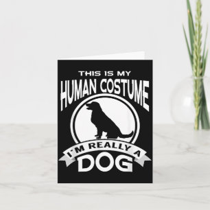 Dit Is Mijn Menselijk Kostuum Ik Ben Een Hond Hall Kaart