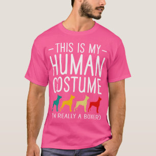 Dit is mijn menselijke boxerhond t-shirt