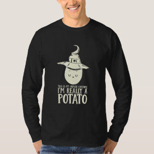 Dit is mijn menselijke kostuum Ik ben echt een aar T-shirt