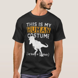 Dit is mijn menselijke kostuum. Ik ben echt een di T-shirt