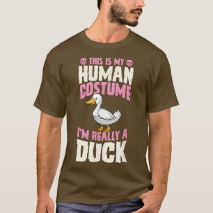 Dit is mijn menselijke kostuum. Ik ben echt een Du T-shirt