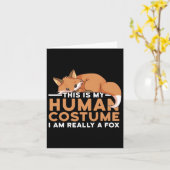 Dit is mijn menselijke kostuum. Ik ben echt een fo Kaart (Gele Bloem)