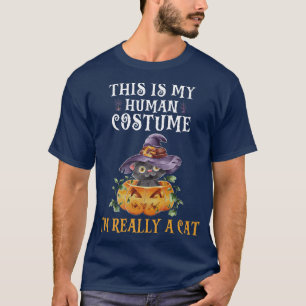 Dit is mijn menselijke kostuum. Ik ben echt een ka T-shirt