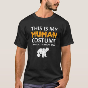 Dit is mijn menselijke kostuum... ik ben echt een t-shirt
