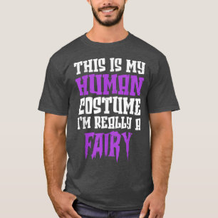 Dit is mijn menselijke kostuum... ik ben echt een t-shirt