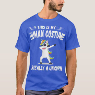 Dit is mijn menselijke kostuum... ik ben echt een t-shirt