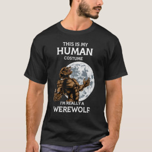 Dit is mijn menselijke kostuum... ik ben echt een t-shirt