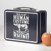 Dit is mijn menselijke kostuum in een echte neusho (In situ)