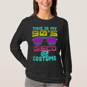 Dit is mijn negentiger jaren disco kostuum retro m t-shirt