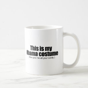 Dit is mijn Obama-kostuum, geef me nu al je kand Koffiemok