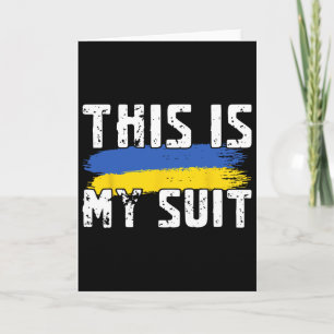 Dit Is Mijn Pak Grappige Oekraïense Vlag Zelensky Kaart