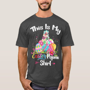 Dit is mijn Pasen pyjama shirt cute bloemen cavia