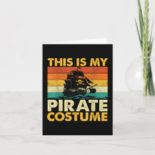 Dit Is Mijn Piraat Kostuum - Boekanier Vrijbuiter Kaart