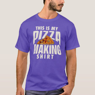 Dit is mijn pizza maken pizza bakker voedingscadea t-shirt