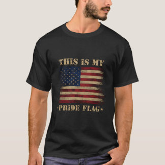 Dit Is Mijn Pride Vlag Amerika VS 4 Juli T-shirt