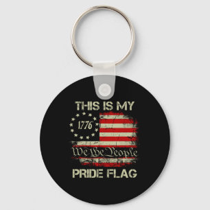 Dit Is Mijn Pride Vlag Usa Amerikaanse Patriottisc Sleutelhanger