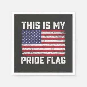 Dit is mijn Pride vlag USA Servet