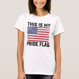 Dit is mijn Pride vlag USA T-shirt