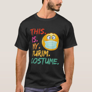 Dit is mijn Purim Costume grappig Joods gezichtsma T-shirt