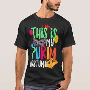 Dit is mijn Purim Costume Happy Purim Holiday Jewi T-shirt
