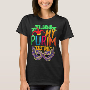 Dit is mijn Purim Costume Jewish Happy Purim Holid T-shirt