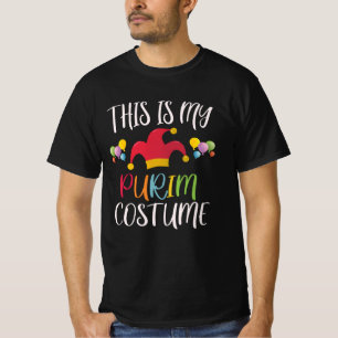 Dit is mijn Purim Costuum grappige joodse T-shirt