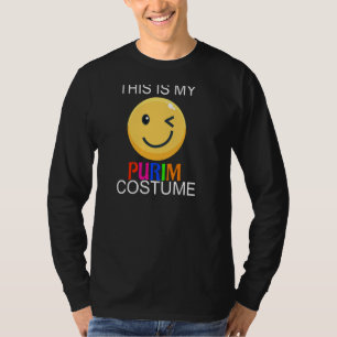 Dit is mijn Purim kostuum Grappige Joodse Gezichts T-shirt