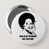 Dit is mijn rechte kerel kostuum. ronde button 4,0 cm (Voorkant /achterkant)