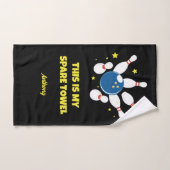 Dit is mijn reserve Shirt Funny Bowling genaamd Handdoek (Handdoek)