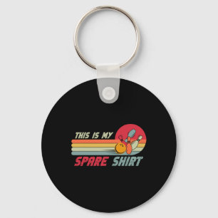 Dit is mijn reserve Shirt grappige Bowling Sleutelhanger