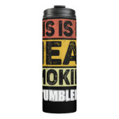 Dit is mijn rokende vleestrommel thermosbeker (Voorkant)