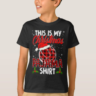 Dit is mijn Schattigee kerstpyjama Santa Plaid Vol T-shirt
