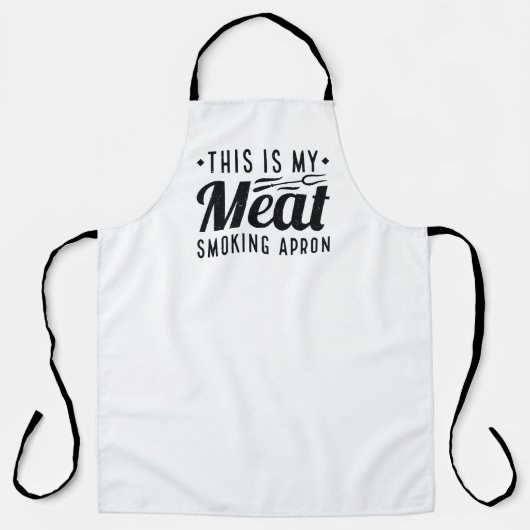 Dit is mijn Schort voor vleesroken (Voorkant)