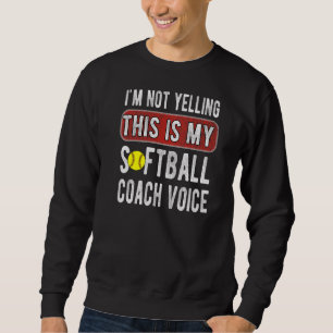 Dit is mijn Softball Coaching van de Stem van de Z Trui