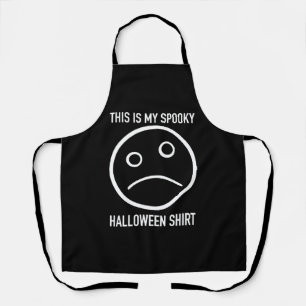 Dit is mijn spookachtige Halloween Shirt - Hallowe Schort