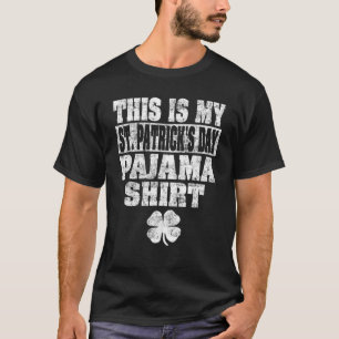 Dit is mijn St Patrick's Day Pajama Gifts Boy Mann T-shirt