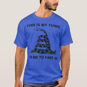 Dit is mijn stad voor mij om in appel te gaan lope t-shirt