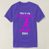 Dit is mijn stap Aerobics Aerobics stap T-shirt (Design voorkant)