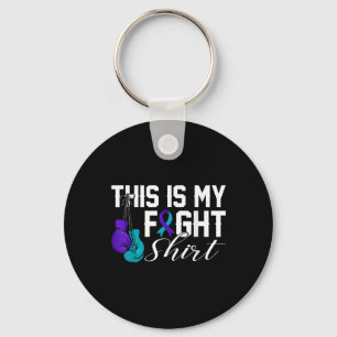 Dit Is Mijn Strijd T-shirt Preventie Van Zelfmoord Sleutelhanger
