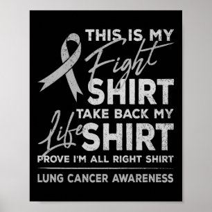 Dit is mijn strijd tegen longkanker Awareness Supp Poster