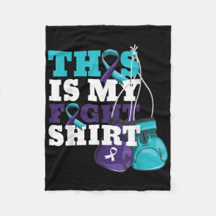 Dit is mijn strijd tegen zelfmoordpreventie Shirt Fleece Deken