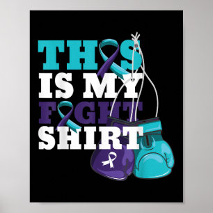Dit is mijn strijd tegen zelfmoordpreventie Shirt Poster