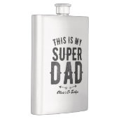 Dit is mijn Super Pa gepersonaliseerde Vaderdag Flacon (Rechts)