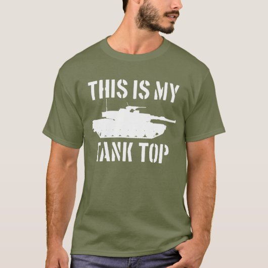 Dit is mijn Tanktop Abrams Tank Funny Military (Voorkant)