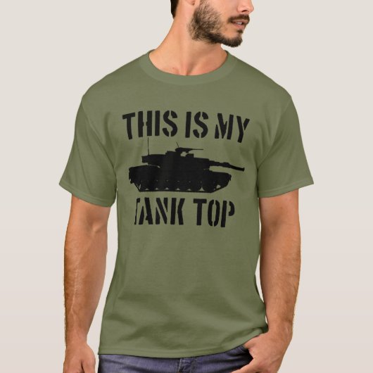 Dit is mijn Tanktop Abrams Tank Funny Military (Voorkant)