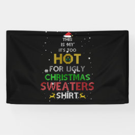 Dit is mijn te warme kerstavond. spandoek