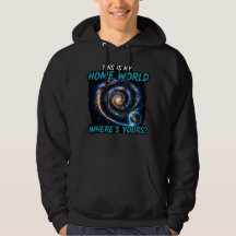 Dit Is Mijn Thuiswereld Sci-Fi Melkweg Shirt