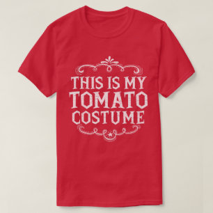Dit is mijn tomatenkostuum Funny Lazy Halloween T-shirt